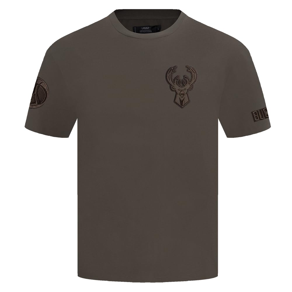 PRO Standard Men's NBA Neutral Short Sleeve Tee, Dark Taupe