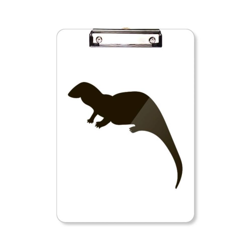 Bloc-notes motif animal de mer noir de format A4 avec couverture rigide - 5