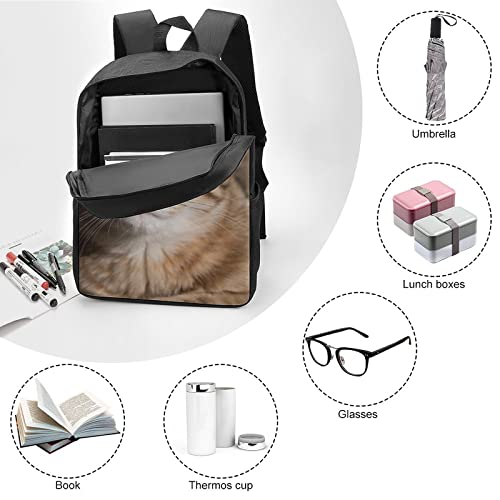 Sac à dos d'école chat au design imprimé en 3D relief pour style unique - 6