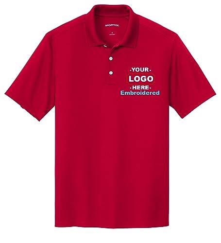 Personalized Polo Shirt with Embroidered Logo and Text, Custom Golf or Work Polo Shirt, Moisture Wicking Fabric, Breathable Material, Ideal for Business, Teams, Uniforms, Gifts3