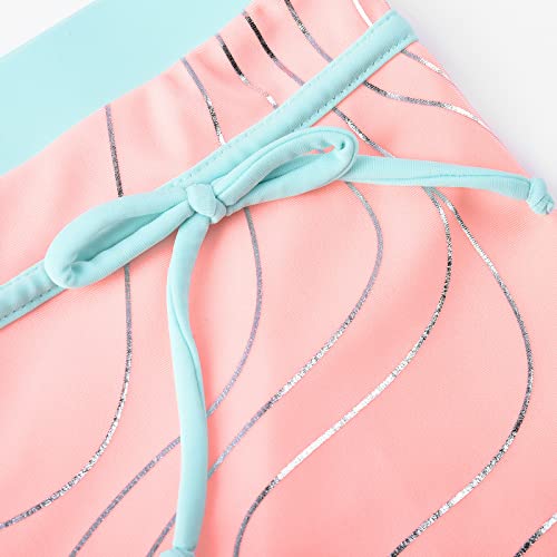 Image of JerrisApparel Little Girls' Summer Two Piece Boyshort Tankini Kids Swimsuit