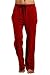 CYZ Men's 100% Cotton Jersey Knit Pajama Pants/Lounge Pants-Burgundy-2XL