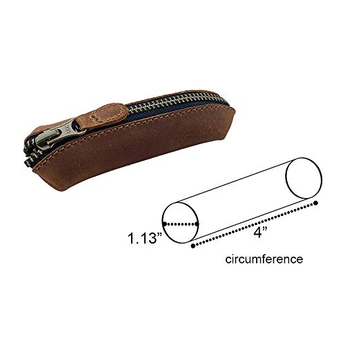 Hide & Drink, Leather Coin Organizer, Cash Holder, Case, Vintage Zippered Pouch, Accessories, Handmade Includes 101 Year Warranty :: Bourbon Brown #TOP5