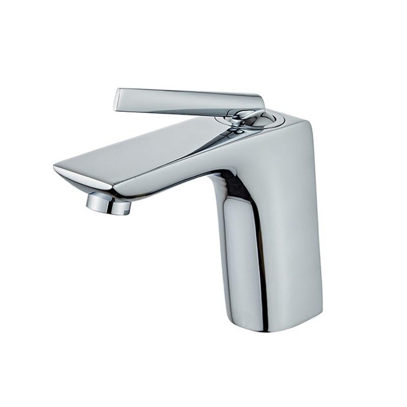 Robinet de lavabo en laiton mitigeur cascade eau froide et chaude pour salle de bain