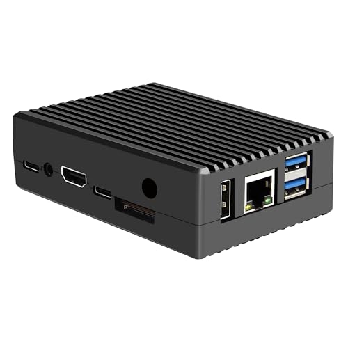 eleUniverse Coque Orange Pi 5/5B | Boîtier de refroidissement passif en aluminium (N507)