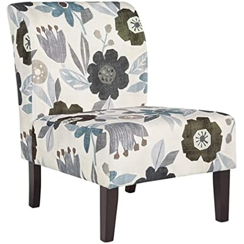 Ashley Triptis Floral Armless Accent Chair Cover