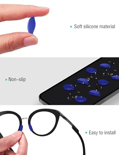 Image of Bowyer 1 Pair Replacement NosePads Compatible with Oakley Frogskins Range /Frogskins Range XL /Top Knot /HSTN /Wildrye /Sielo