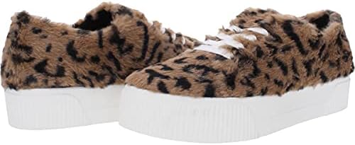Jessica Simpson Women's Edda Sneaker, Natural Leopard Print, 9.5 | Image 2