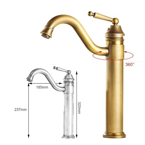Mitigeur de lavabo haut pour eviter les eclaboussures de vasque - 7