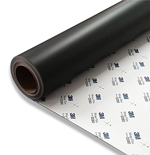 FOLIESTA 54,24€/m² 3M 2080 M12 schwarz matt 152cm x 20cm Autofolie Carwrapping Folie 3D verformbar Luftkanäle