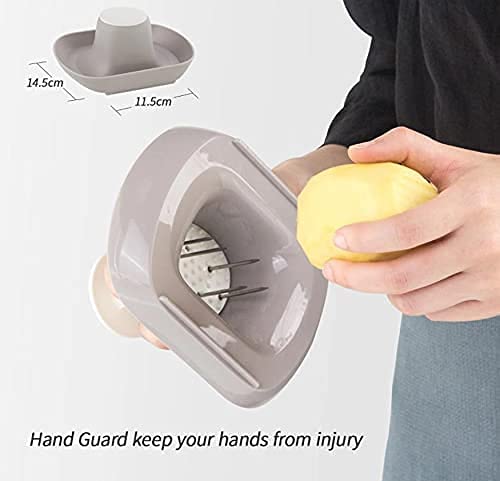 Multifunctionele Keuken Mandoline Slicer Draagbare Groentesnijder Met Handvat En Container Keuken Tool 4 In 1 Cutter… - Image 8