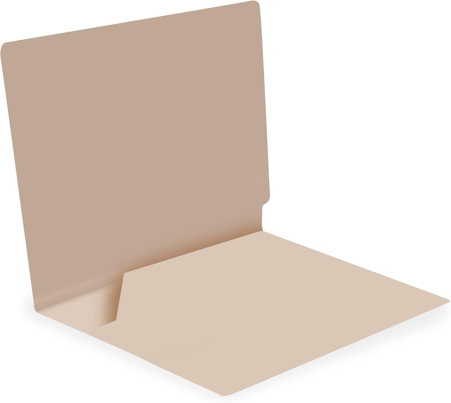 Pocket File Folders, Doctor Stuff, Letter Size, Reinforced End Tab Folder, Full Inside Slant Pocket, Opens Towards Spine, 14 pt Manila, Box of 50