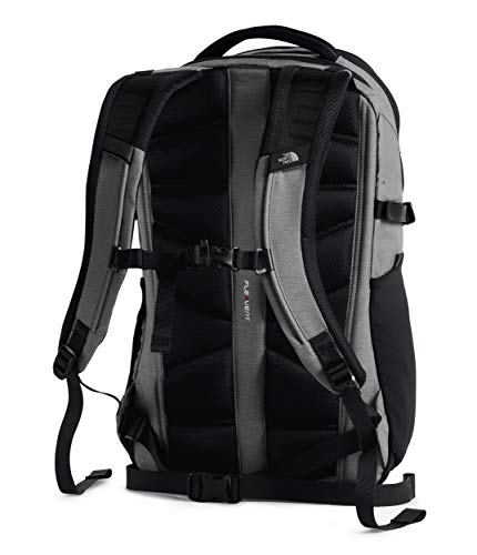 The North Face Recon Laptop Backpack, Zinc Grey Dark Heather/TNF Black, One Size
