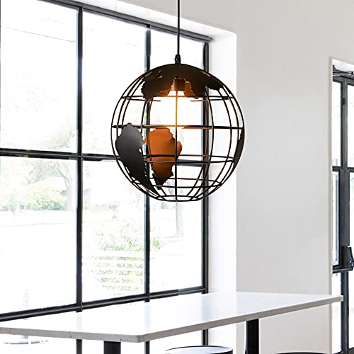 Globe métallique haut de gamme pour suspension rétro et éclairage de couloir chic