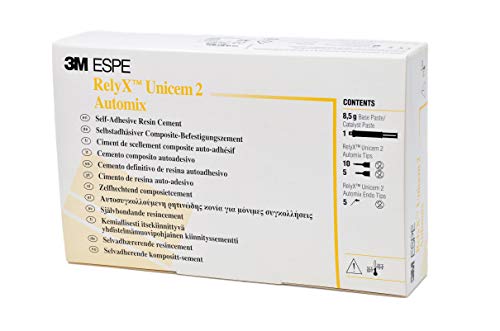 3M ESPE 56847 RelyX UniCem 2 Automix Resin Cement Syringe A3 Opaque 8.5 Gm