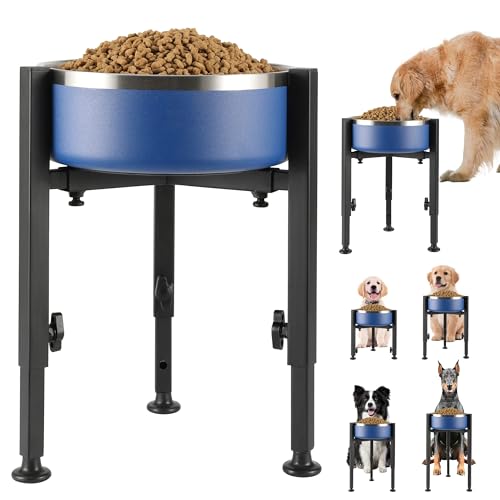 Manualidades, Toy ZINHEM Comedero Elevado para Perro de Metal,Rejilla para Plato para Perro Ajustable,Adecuado para Perros Grandes, Medianos y Pequeños