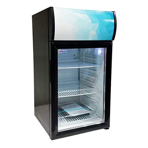 Omcan 44529 17-INCH COUNTERTOP DISPLAY REFRIGERATOR WITH 52 L CAPACITY | Fridge.com