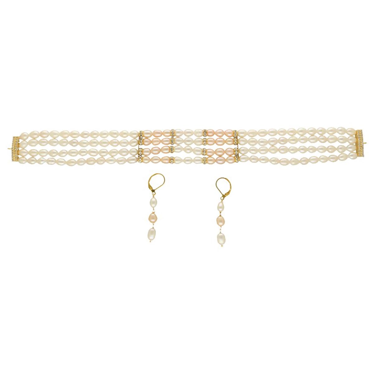 Naina Pearl Choker Set Gifts To/Wife/Sister | Valentine Gifts friend | Hyderabadi Freshwater Pearls With Certificate of Authenticity-image-13