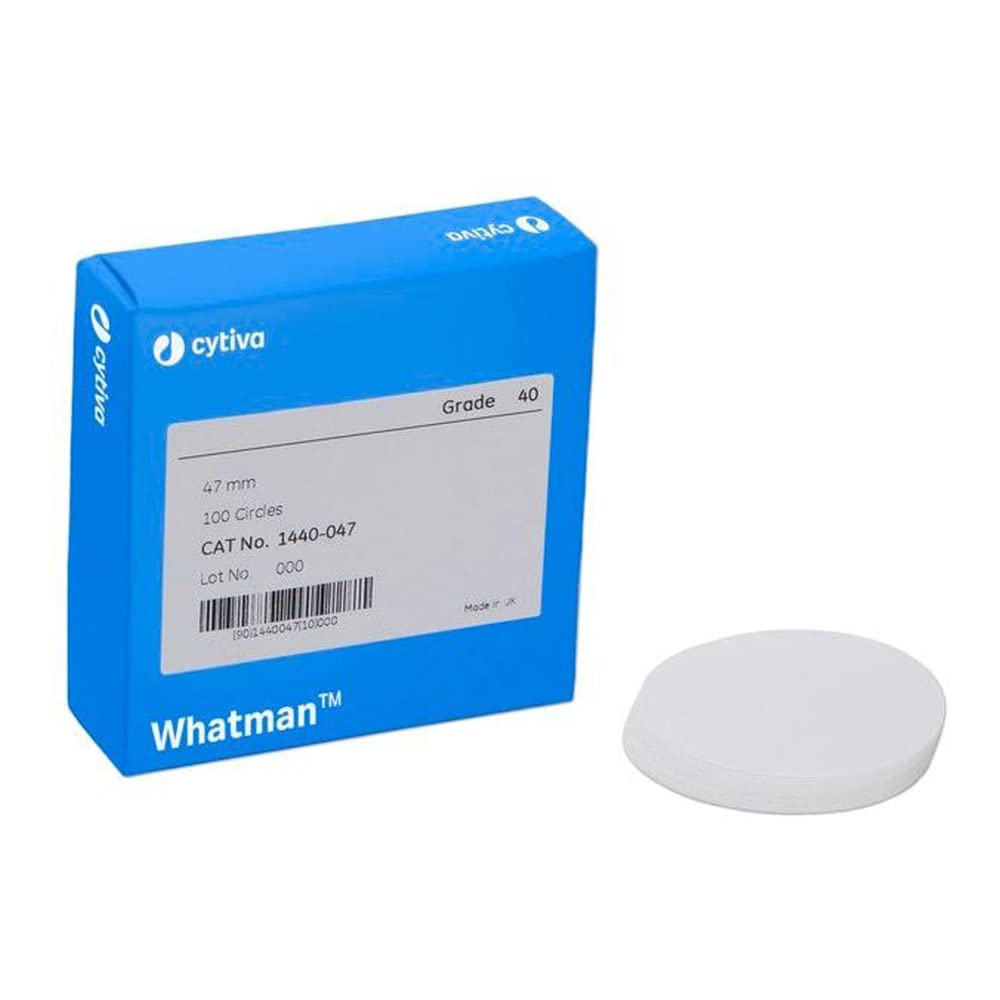 Whatman 1440-032 Ashless Quantitative Filter Paper, 3.2cm Diameter, 8 Micron, Grade 40 (Pack of 100)