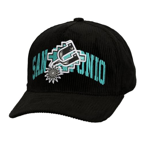 Cappellino snapback in tessuto a coste di Mitchell & Ness