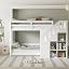 White-storage Stairs & Cabinets