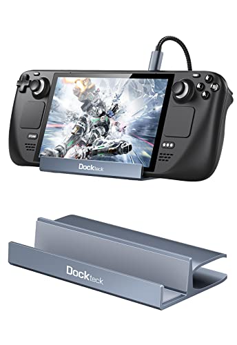 dockteck Support pour Steam Deck, support avec mémoire de levage en silicone antidérapant améliorée, base antidérapante pour valve Steam Deck/Switch/téléphone portable