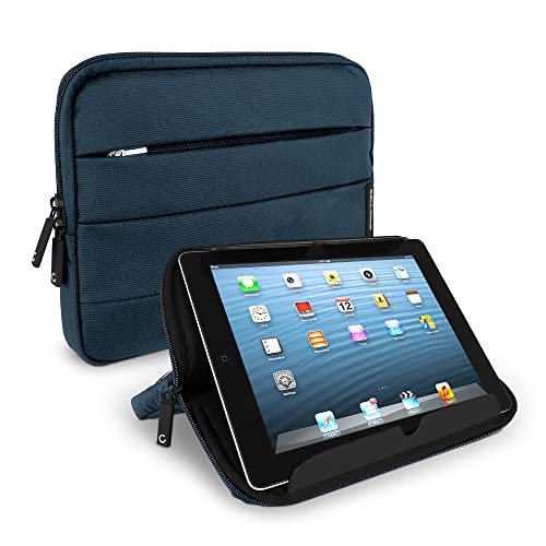 Housse pour tablette universelle 10.1 pouces en nylon bleu imperméable