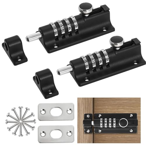 Combination Locking Bolt, 120mm Burglar Proof & Weatherproof Slide Latch Lock
