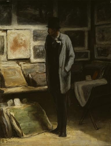 Art mural toile Honoré Daumier pour sublimer la décoration de votre salon moderne 60x90cm