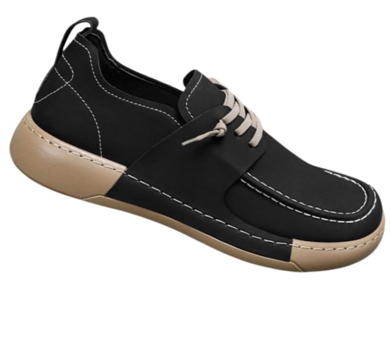 Men's Flat Casual Loafers | Soft Rubber Sole, Breathable Lining - Low-top Round Toe Design, Suitable for Business Casual and Casual wear