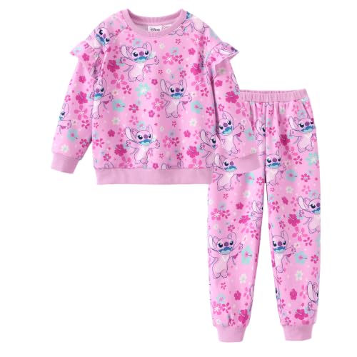 Image of Disney Outfits for Girls Long Sleeve Shirt Pocket Pant Toddler Sweatsuit