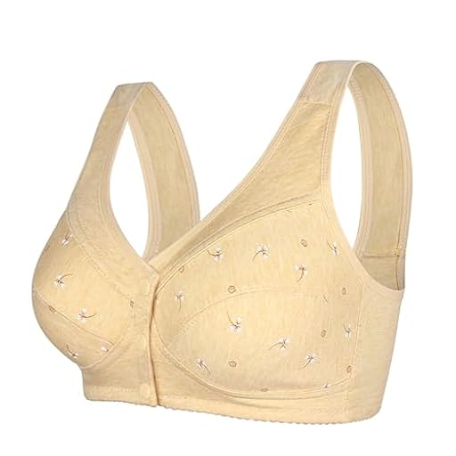 ZTFYKLIN Sujetador Sin Aros Deportivo con Cierre Frontal para Mujer, Corsé Cómodo Y Fácil Ajustar Sujetadores (Beige, L) Adhesivo Pecho Grande Tirantes Relleno De Top Faja Mujer Women Secret | Ya disponible en tu tienda friki favorita! En mundofriki.es!