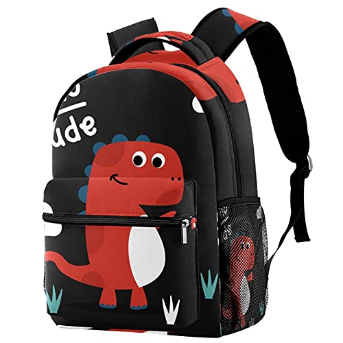 Sac à dos femme dinosaure grand volume | Sac de voyage multicolore urbain