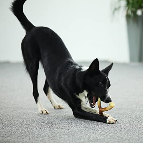 Tikaton Holiday 3-Pack Durable Dog Chew Toys for Aggressive Chewers, Beef Flavor, Medium…