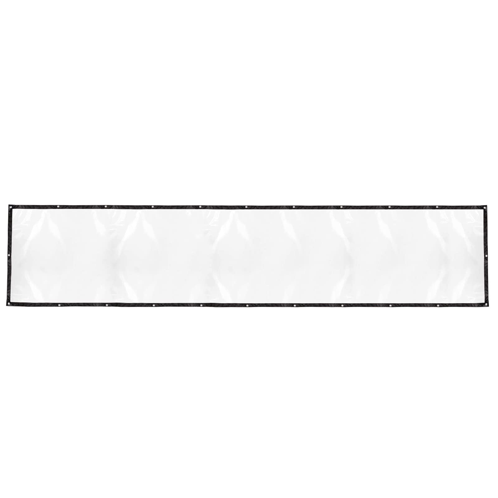 Bâche de Couverture Imperméable Transparente 1x5m, Bâches en Plastique Robustes avec œillets, Bâche Transparente en Plastique pour Accessoires de Serre(1x5m)