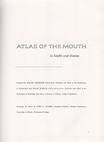 Atlas of the Mouth in Health and Disease B0012ZQZMY Book Cover