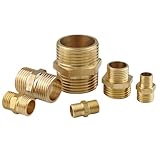 Messingrohr 1/8 1/4 3/8 1/2 3/4 1 Anschluss (3 Fen)