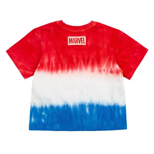 Marvel Avengers July 4th Little Boys Matching Family T-Shirt Tie Dye Red/White/Blue 6 - image 3