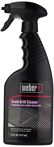 Comparison: Best Oil For Grill Grates 5 Weber Grill Grate Cleaner and Degreaser for Outdoor Grills and BBQs, 16 oz Spray Bottle
