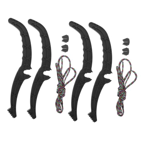 INOOMP 2sets Professional Snowboard Brake Pad Sled Accessory Easy Install Brake Lever Design for Enhanced Safety and Boards