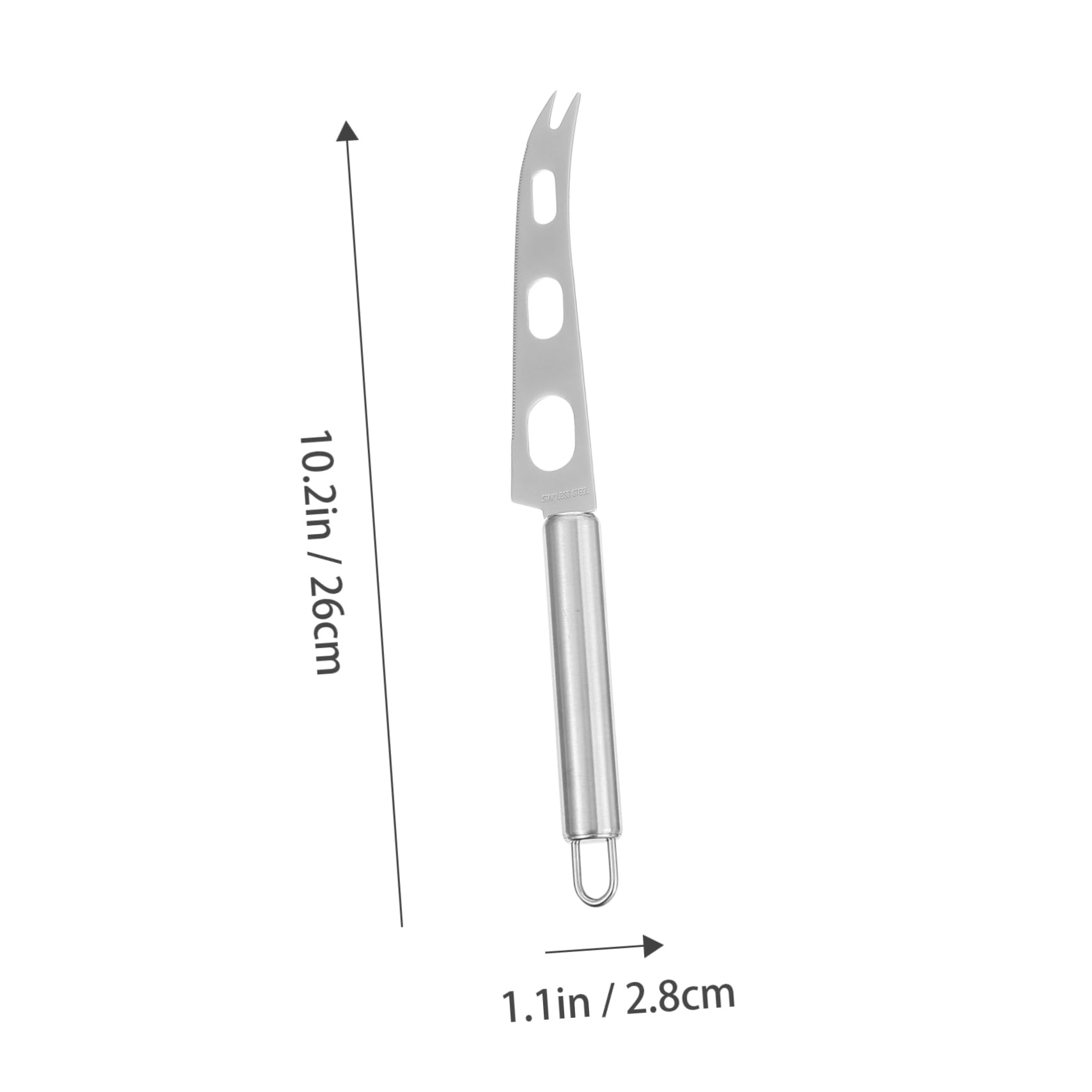 Levemolo Stainless Steel Cheese Butter Spatula 2 Pack Kitchen Utensil for Cheese Slicing Easy to Maintain