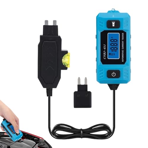 Zohuwerui Testeur De Relais Automobile | Vérificateur Relais Fusibles 20A 48V Avec Lumière Frontale,Détecteur de Défauts Circuit Auto Haute Précision avec Écran LCD - pour Garage, Atelier et Entretien