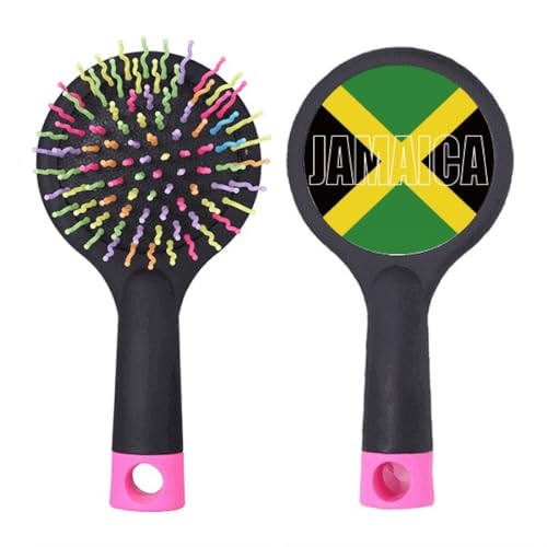 Brosse à cheveux démêlante Jamaïque brosse pneumatique à coussin pour coiffage quotidien