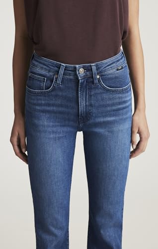 Mavi Women's Anika High Rise Crop Flare Leg Jeans3