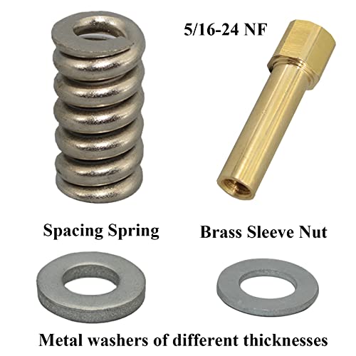 Image of DEX2420JKIT, DEX2400JN Sleeve Nut Assembly with Spring & Metal Washers, Length of 2 in, Filter Housing Replacement Set