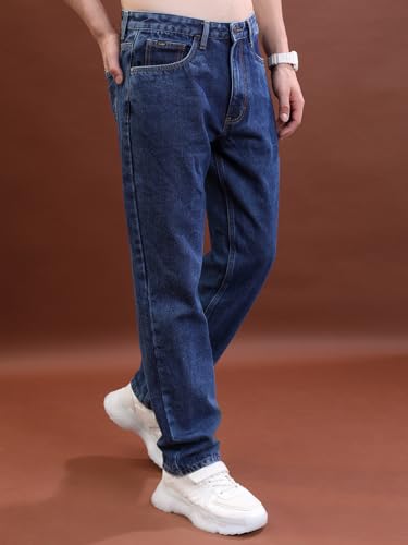 Image of Highlander Men's Relaxed Fit Jeans | Mid-Rise | Heavy Fade | Jeans for Man