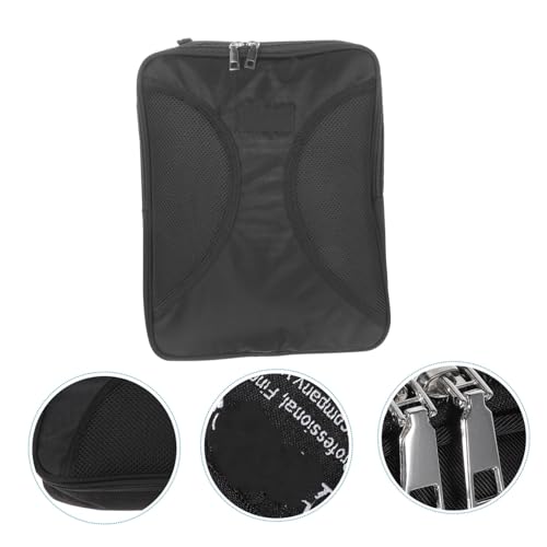 BESPORTBLE Breathable Music Score Holder Storage Pouch for Instruments Buckle Durable Thickened Sponge Protection for Violin Ukulele Cases Black