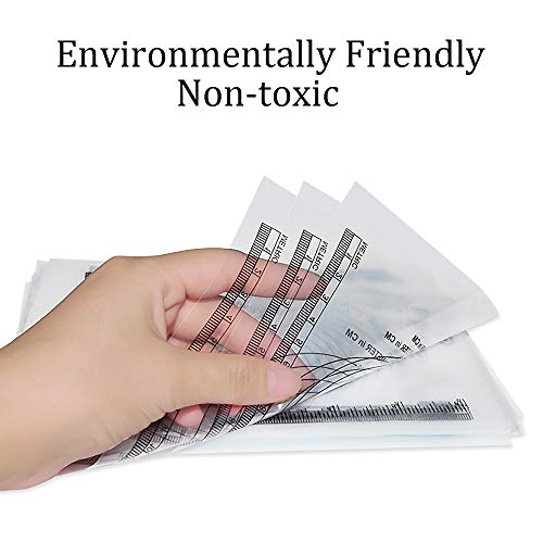 VAXATO (Pack of 100) Wound Measurement Tools Wound Measuring Bullseye Guide Wound Measuring Ruler Medical Ruler Wound Measuring Tool Device Wound Measure Guide