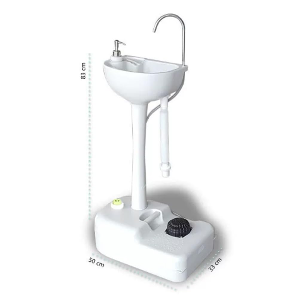 Amazon | 足踏み式ポータブル洗面台シンク 簡易手洗い器 | 17L大容量