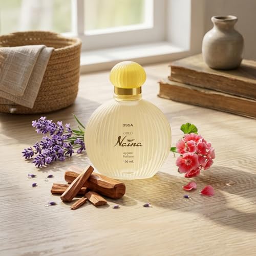 Image of Ossa Gold Naina Perfume for Women, 100ML | Long Lasting Perfume | Musky Ambery Fragrance | Premium Wear Scent for All-Day Freshness, Confidence & Elegant Feminine Appeal